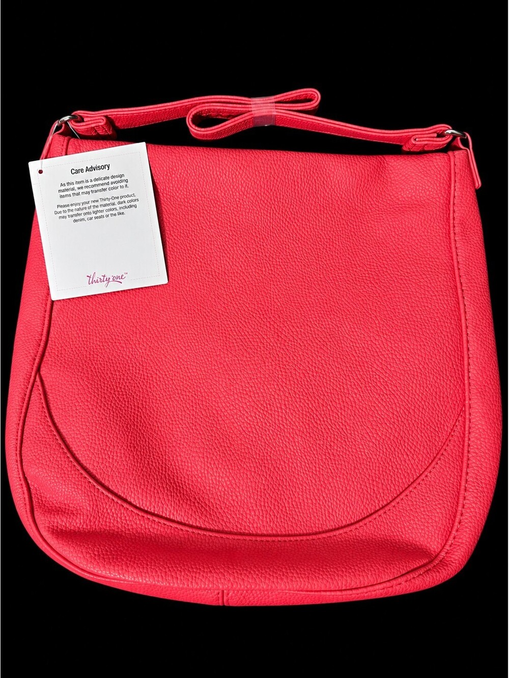 Thirty-One Midway Hobo Vagabond Midway Bag in Calypso Coral Pebble - Picture 2 of 3
